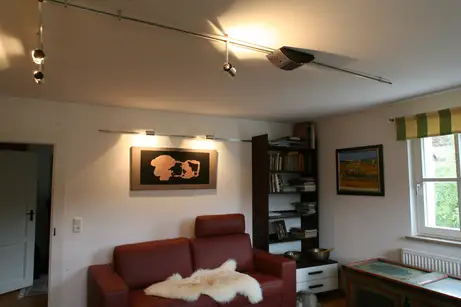 Bücherregal mit Couchtisch 