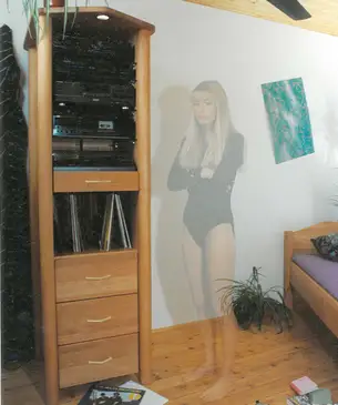 Hifi-Schrank als Gesellenstück