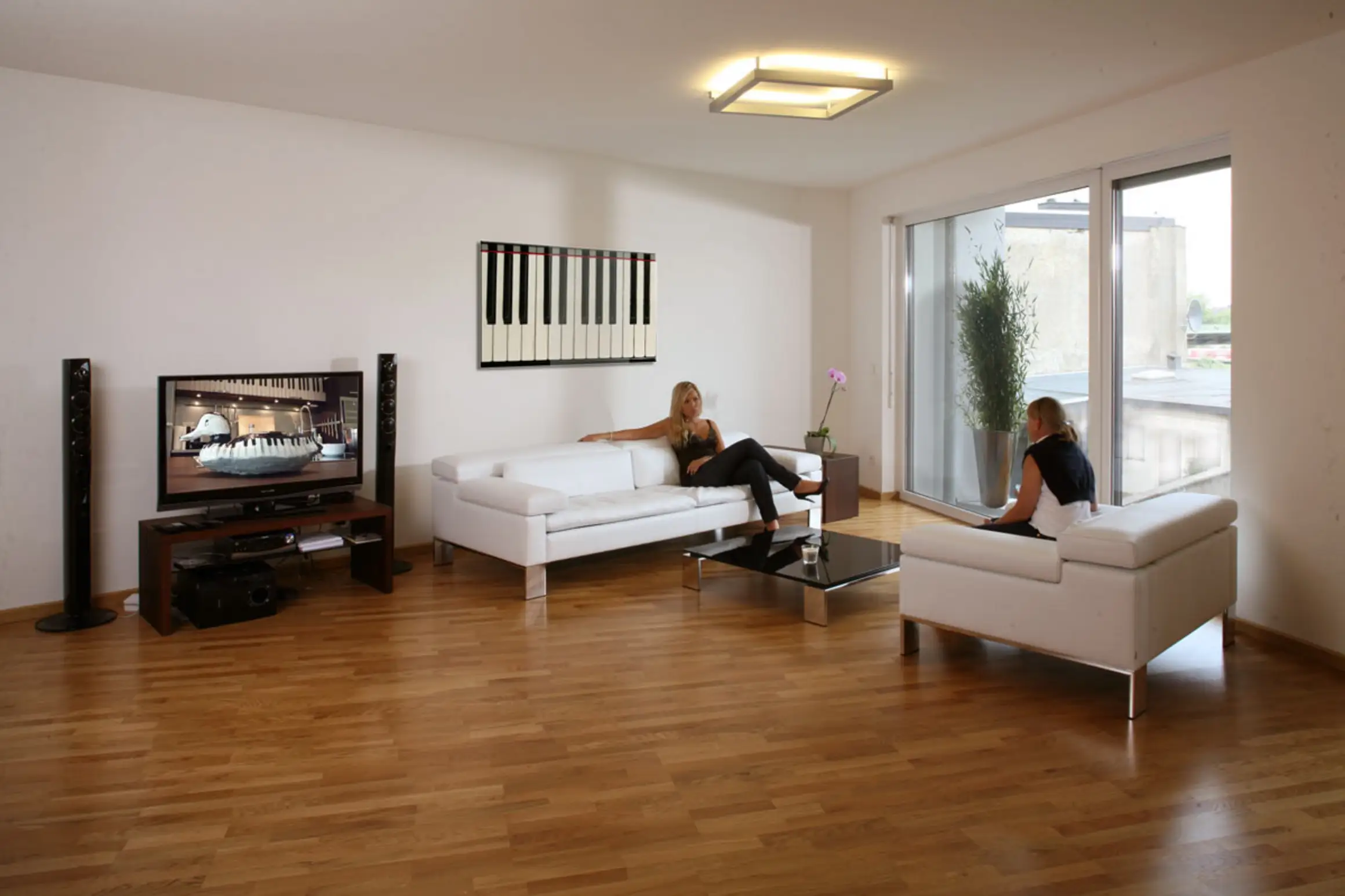 Wohnzimmer Massivholz Sofas von Jori 