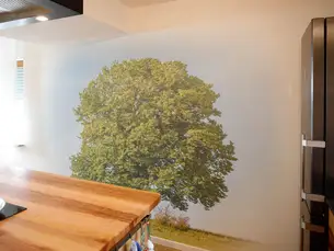 Fresco als Wanddekoration