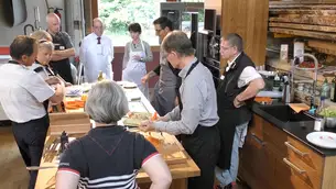 Kochworkshop in der Werkstatt