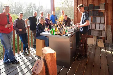Kücheninsel komplett aus Edelstahl Kücheninsel komplett aus Edelstahl