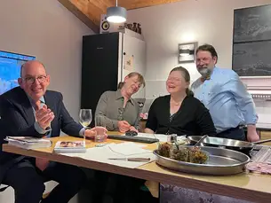 Denis Scheck und Eva Gritzmann 