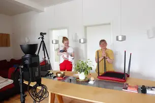 Filzgleiter aufclipsen