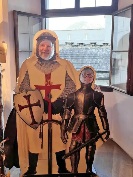 Ute und herwig Danzer auf der Festung Hohensalzburg 