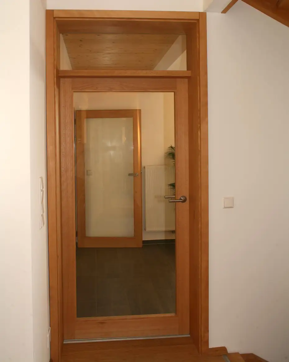 Blockrahmentür mit Oberlicht Blockrahmentür mit Oberlicht