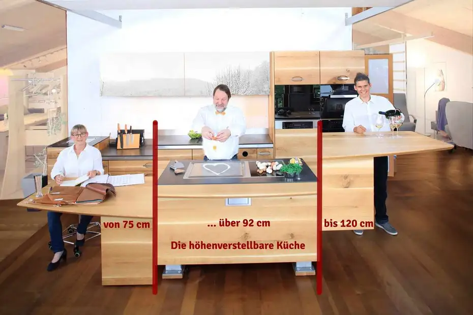 Höhenverstellbare Küche 