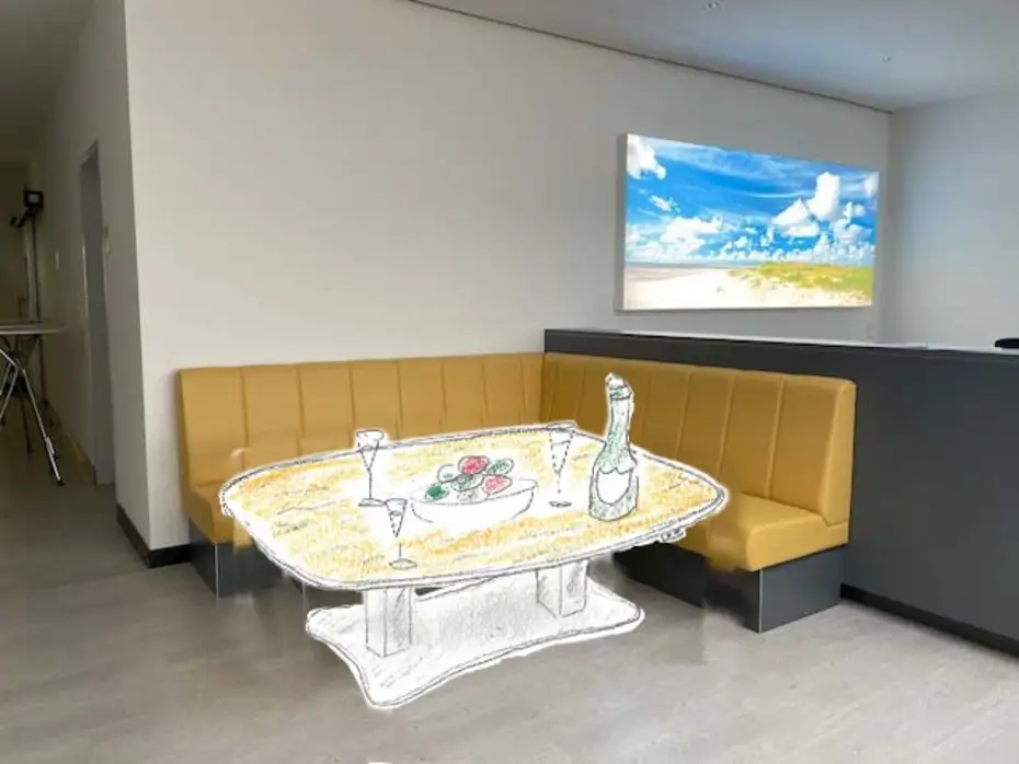 Höhenverstellbar von 40 bis 80 cm: Couch-Esstisch 