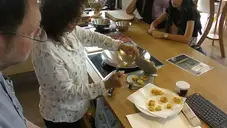 Kochbanane in der Quetsche