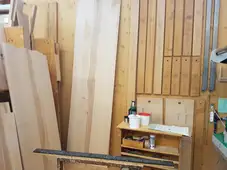 Küchenfront im ganzen verleimt