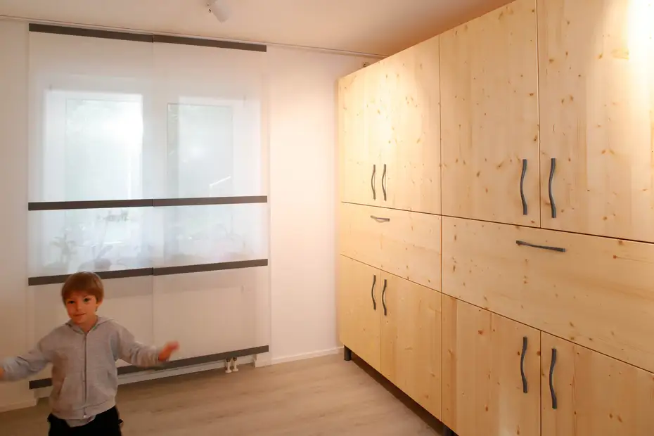 Paneelwagenanalge oder Flächenvorhänge 