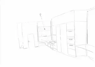 ERste Skribbles für die Küchenplanung 