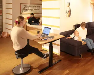 höhenverstellbare Schreibtische - homeoffice das Freude macht