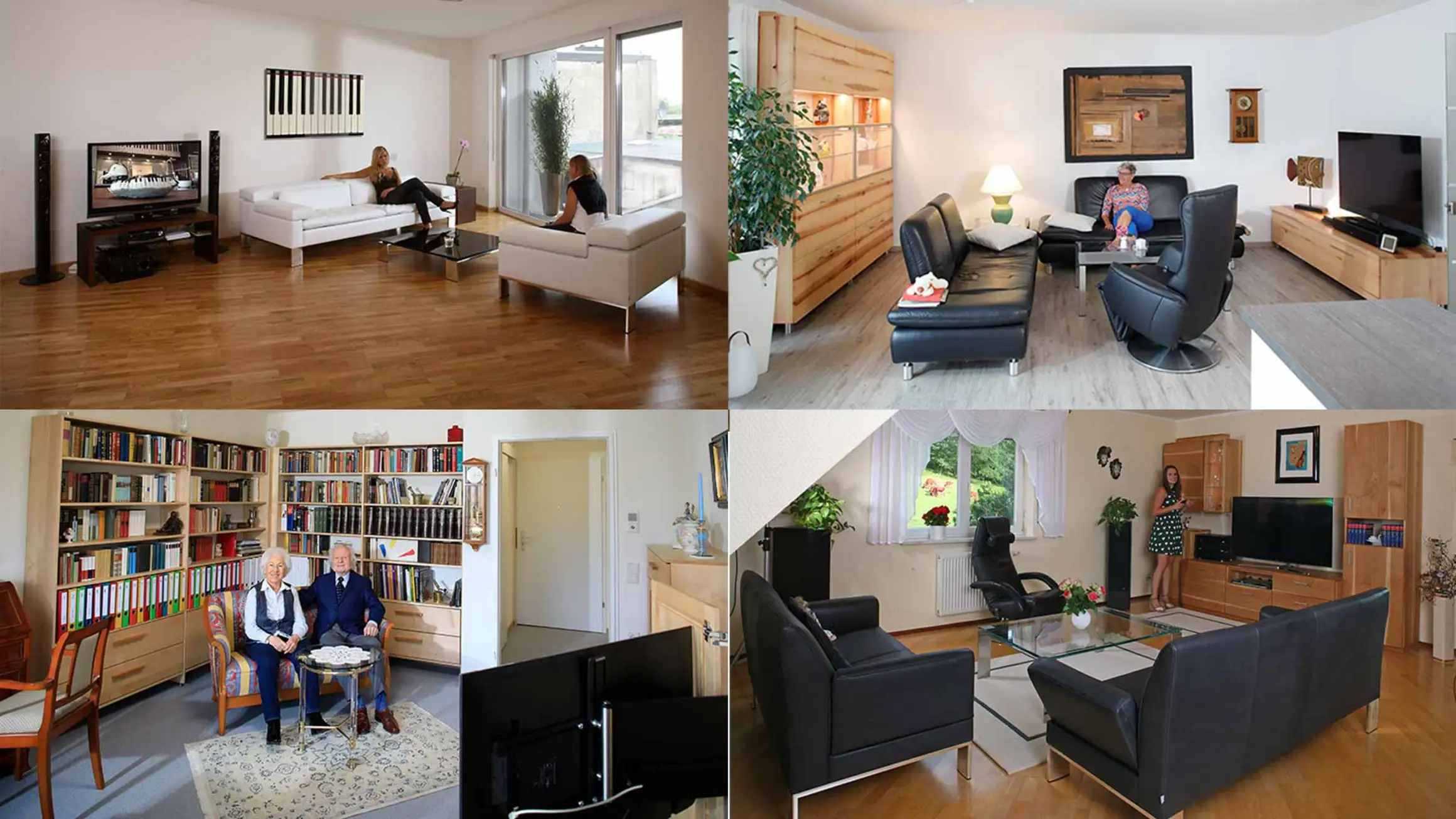 Massivholzwohnzimmer in Einzelanfertigung