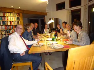 Gesellige Runde mit Denis Scheck und Eva Gritzmann