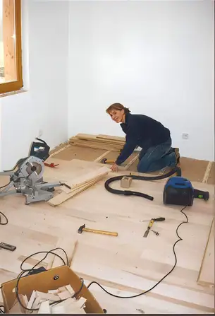 Parkettboden verlegen