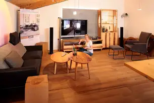 Massivholzwohnzimmer Elsbeere 