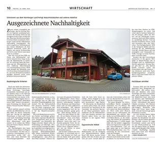 Bayerische Staatszeitung über den Nachhaltigkeitspreis der Möbelmacher 