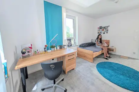 Selinas Zimmer im Jugendhilfezentrum Schnaittach 