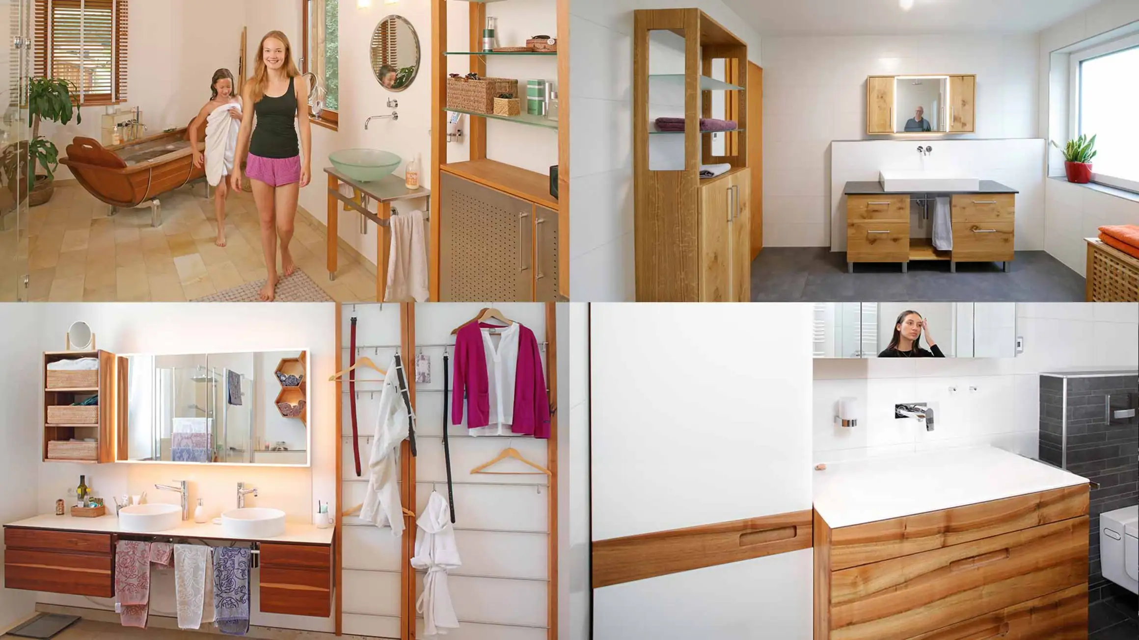 BAdezimmer in Massivholz 