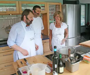 Fabian Feldmann (*) mit Dagmar Wöhrl 