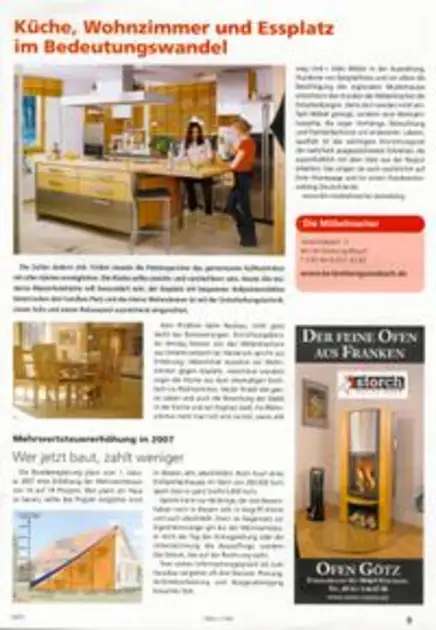 Artikel in Haus und Hof, der Zeitschrift von