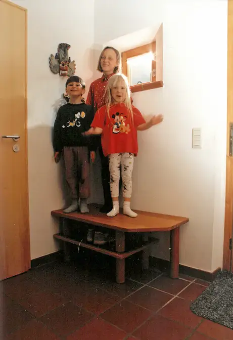 Garderobenbank mit Schuhablage 