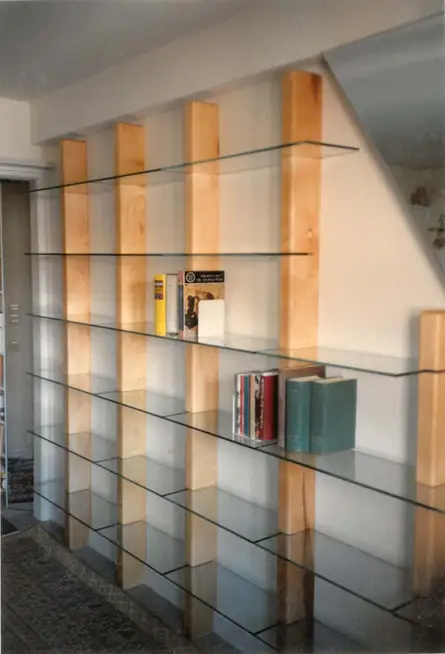 Ahorn Massivholz mit Floatglas kombiniert 