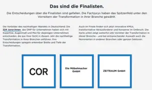 Finalist beim Deutschen Nachhaltigkeitspreis 2025 