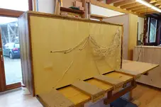 Lichtanlage im Schallplattenschrank