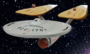 Massivholztisch namens Enterprise