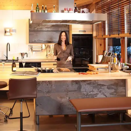 Keramik als Küchenfront 