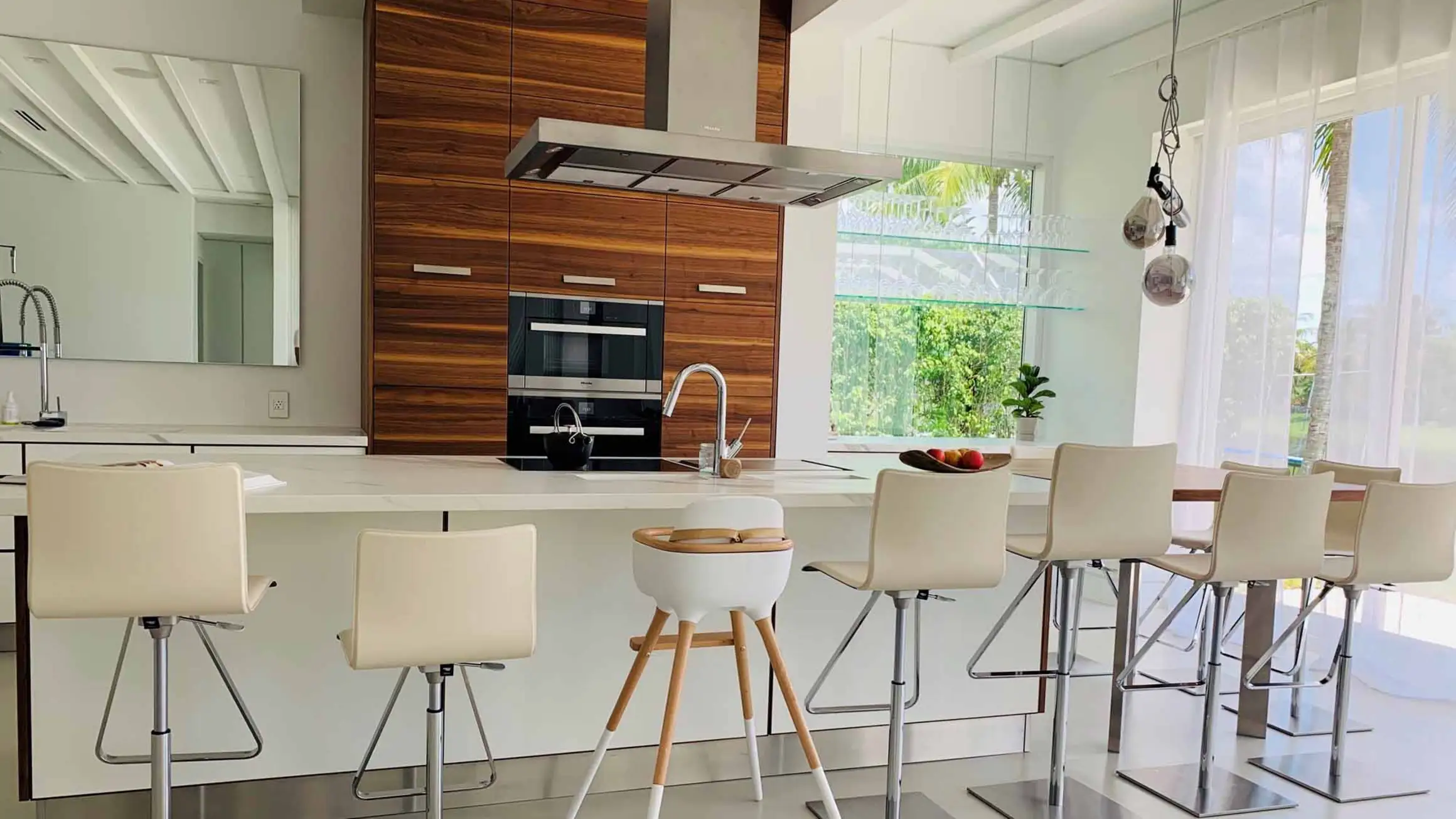 Massivholzküche in Miami