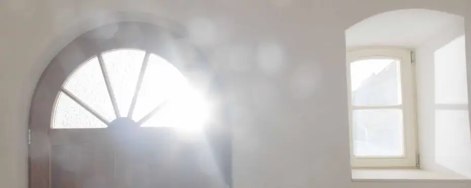 Haustür aus massiver Eiche mit geäztem Glas Haustür aus massiver Eiche mit geäztem Glas