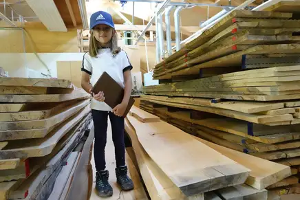 Werkstattführung für Alina Werkstattführung für Alina