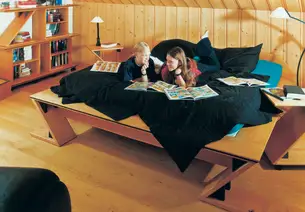 Schlafzimmer mit Zett