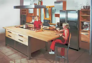 Das erste Foto der Küche in unserer Ausstellung 