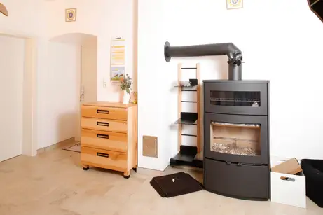 Kommode im Gang aus Buche Massivholz Kommode im Gang aus Buche Massivholz