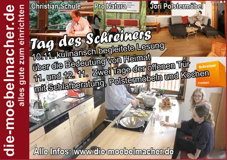 Tag des Schreiners bei den Möbelmachern 