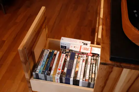 Die eingeschobene Dekoplatte